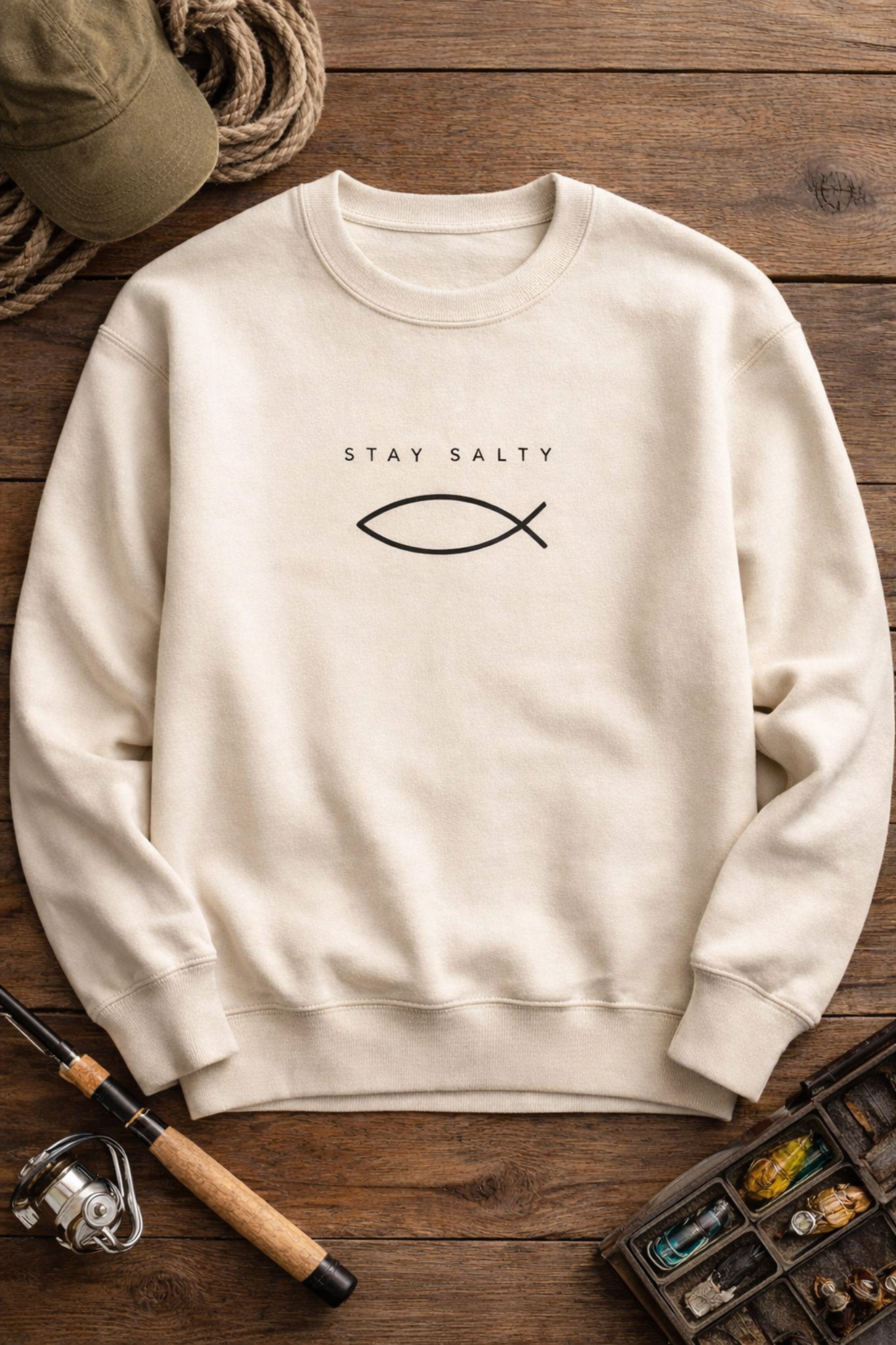 513 Crewneck - Stay Salty
